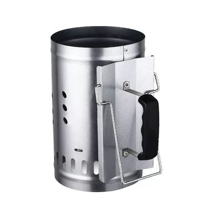 استارت دودکش ذغالی باربیکیو ظروف آشپزخانه فولاد گالوانیزه سنگین