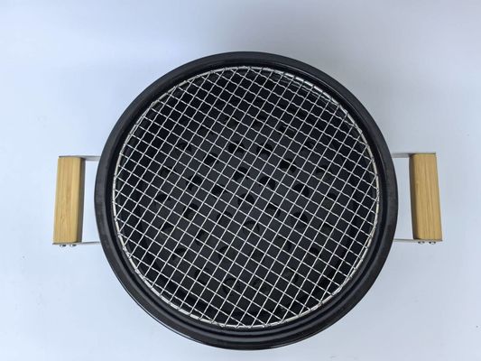 گرل کباب کرامک ذغال سنگ گرل هیباچی گرد در رنگ سیاه
